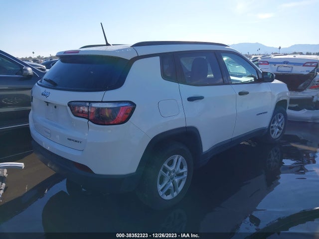 2018 JEEP COMPASS SPORT FWD VIN: 3C4NJCAB1JT486665