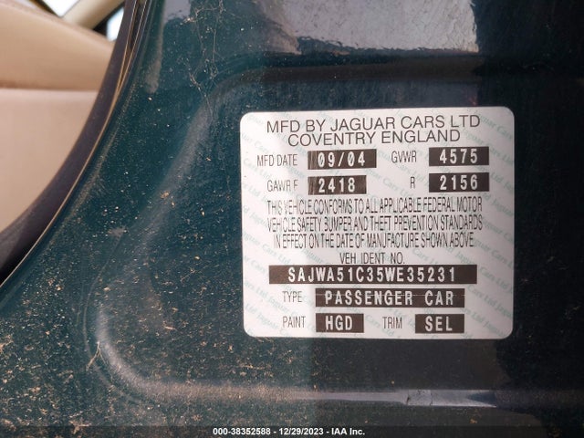 2005 JAGUAR X-TYPE SAJWA51C35WE35231 Photo 8