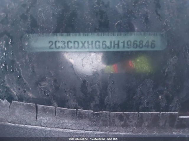2C3CDXHG6JH196846 Dodge Charger Sxt Plus Rwd