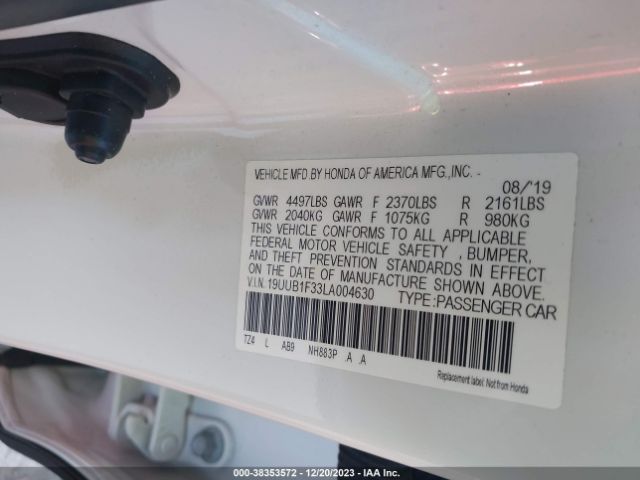 19UUB1F33LA004630 Acura Tlx Standard