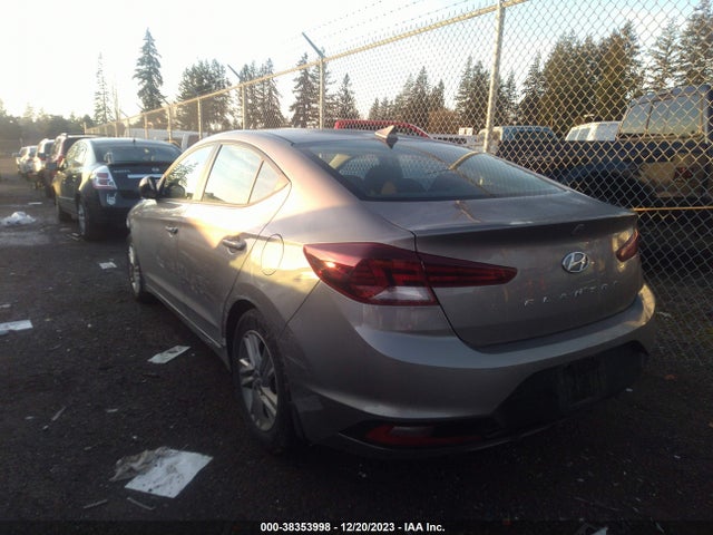 2020 HYUNDAI ELANTRA SEL VIN: KMHD84LFXLU903380