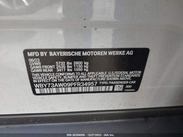 WBY73AW09PFR34957 BMW I4 Edrive40