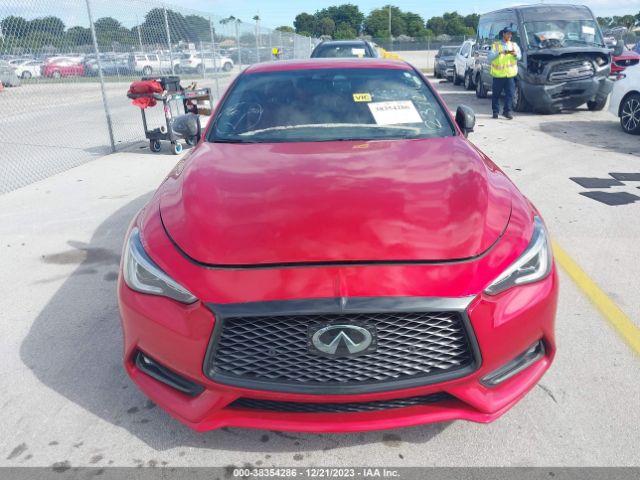 JN1FV7EKXJM530584 Infiniti Q60 3.0t Red Sport 400