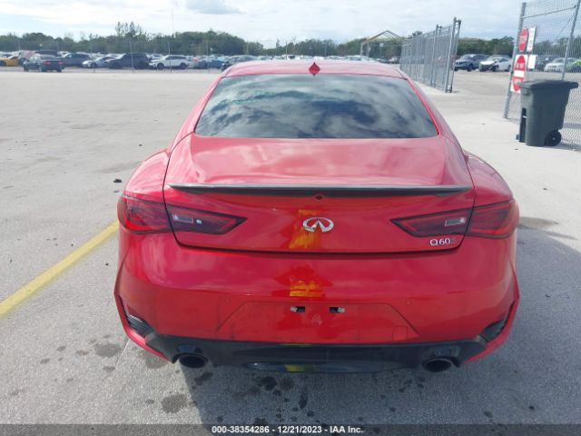 JN1FV7EKXJM530584 Infiniti Q60 3.0t Red Sport 400