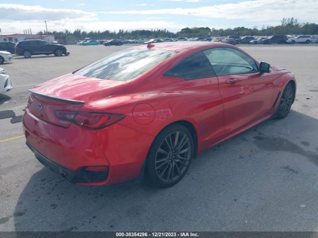 JN1FV7EKXJM530584 Infiniti Q60 3.0t Red Sport 400