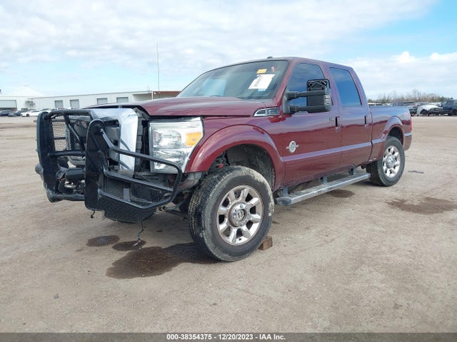 2012 FORD F-250 LARIAT VIN: 1FT7W2BT9CEC69301