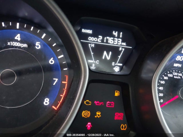 2013 HYUNDAI ELANTRA GLS VIN: 5NPDH4AE5DH286531