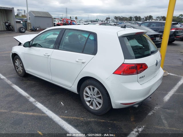2015 VOLKSWAGEN GOLF TSI S 4-DOOR VIN: 3VW217AU7FM062160