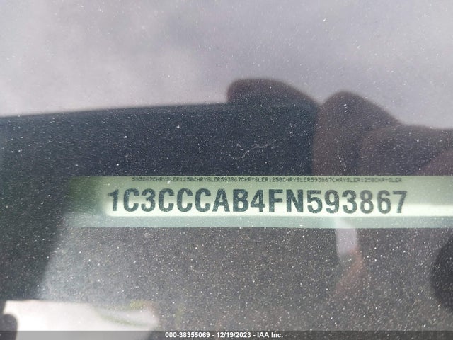 Aukcja sprzedaży 2015 Chrysler 200 Limited, vin: 1C3CCCAB4FN593867, numer aukcji: 38355069