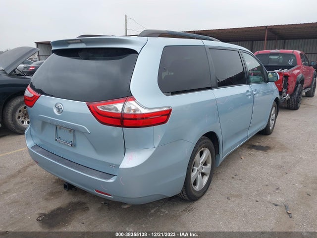 2016 TOYOTA SIENNA LE 8 PASSENGER VIN: 5TDKK3DC4GS715900