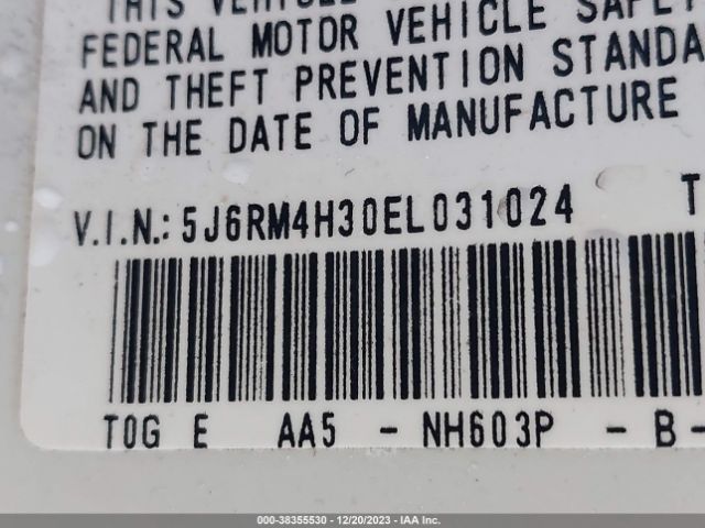 5J6RM4H30EL031024 Honda CR-V LX
