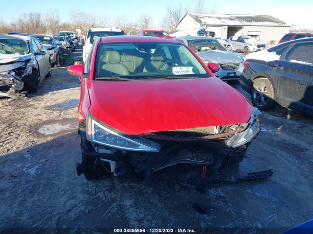 2019 HYUNDAI ELANTRA LIMITED VIN: KMHD84LF0KU838974