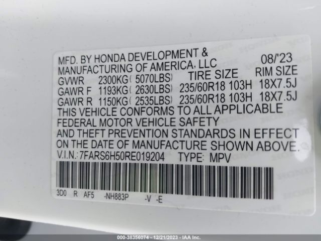 2024 HONDA CR-V 7FARS6H50RE019204 Photo 8