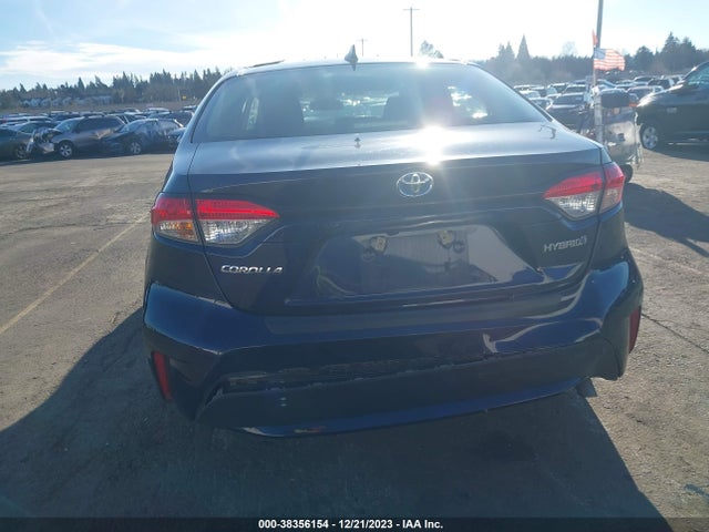 2022 TOYOTA COROLLA HYBRID LE VIN: JTDEAMDE0NJ058997