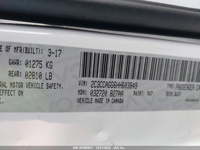 2C3CCAGG6HH603849 Chrysler 300