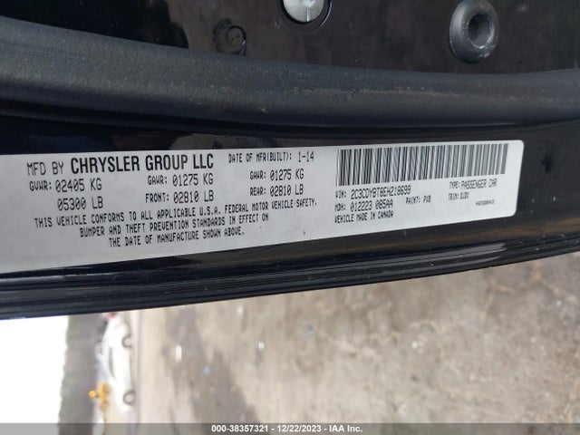 Dodge Challenger R/t 2014 2C3CDYBT8EH218699 Image 9