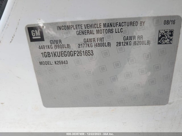 Chevrolet Silverado 2500hd Wt 2016 1GB1KUEG0GF261653 Image 9