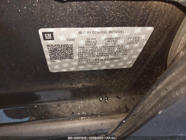 Chevrolet MALIBU RS 2020 1G1ZG5ST3LF120652 Image 9