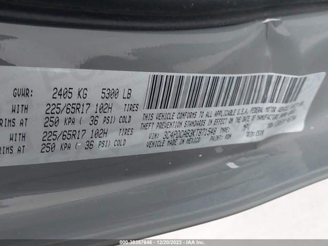 Dodge Journey Se Value Package 2019 3C4PDCAB3KT871548 Image 9