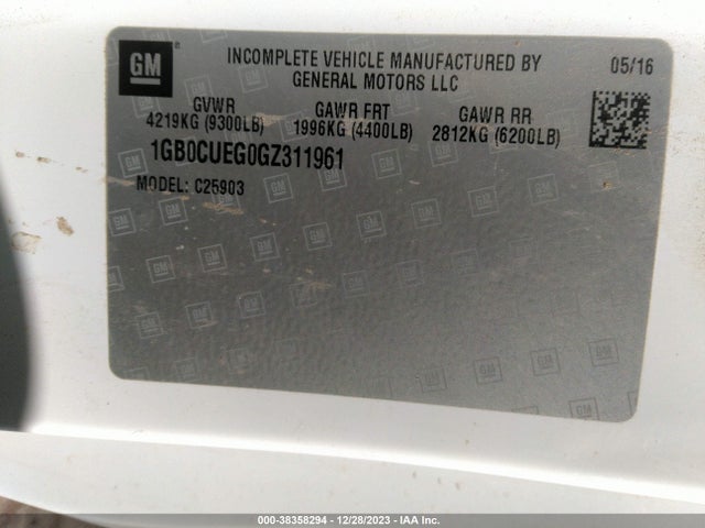 Chevrolet Silverado 2500hd Wt 2016 1GB0CUEG0GZ311961 Image 9
