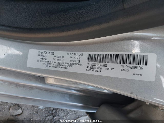1C3CCCAB7FN653351 Chrysler 200 Limited