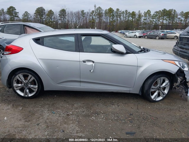 2013 HYUNDAI VELOSTER BASE W/BLACK VIN: KMHTC6AD4DU121584