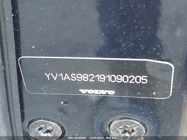2009 VOLVO S80 3.2 VIN: YV1AS982191090205