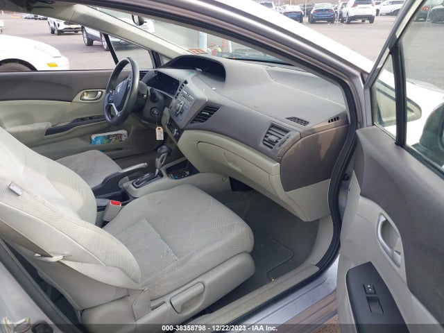 2012 HONDA CIVIC LX VIN: 19XFB2F58CE312534