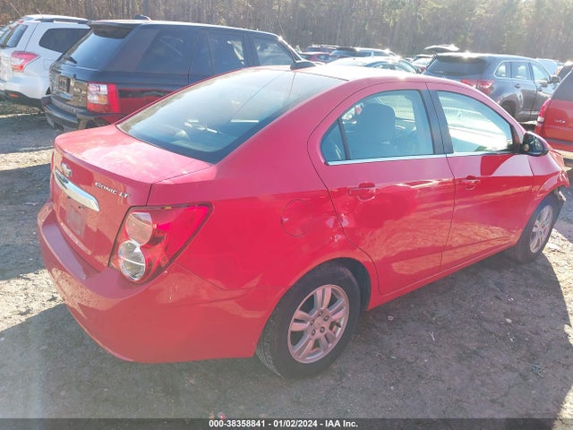 Chevrolet Sonic Lt Auto 2016 1G1JC5SH8G4137937 Image 4