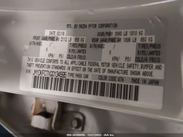 2016 MAZDA CX-3 JM1DKFC7XG0134595 Photo 8