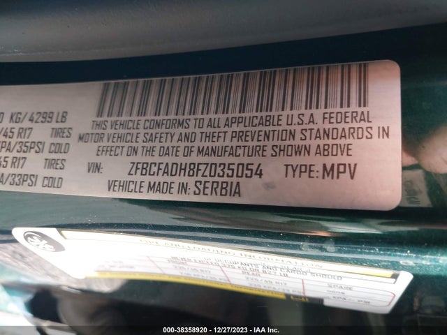 2015 FIAT 500L ZFBCFADH8FZ035054 Photo 8