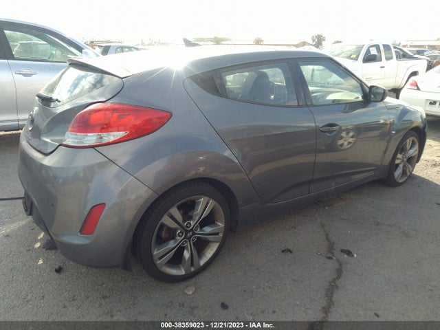 2012 HYUNDAI VELOSTER BASE W/BLACK VIN: KMHTC6AD9CU060389