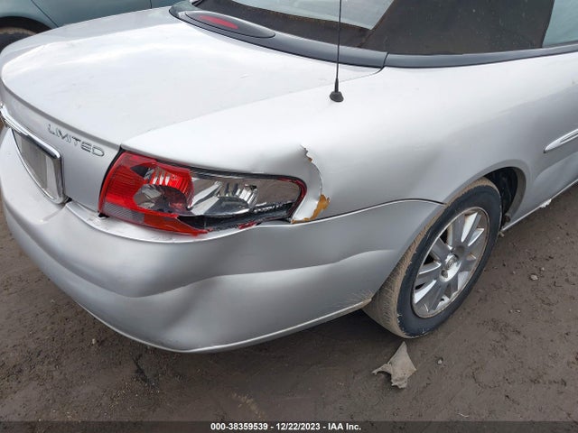 2004 CHRYSLER SEBRING LIMITED VIN: 1C3EL65R94N421400