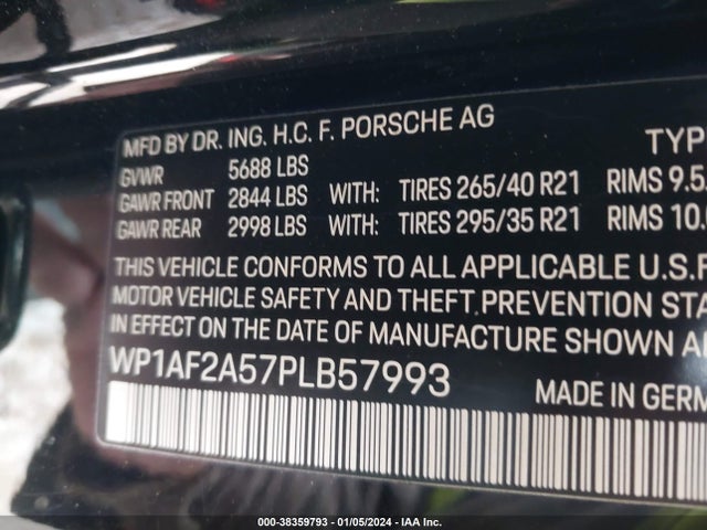 2023 PORSCHE MACAN WP1AF2A57PLB57993 Photo 8