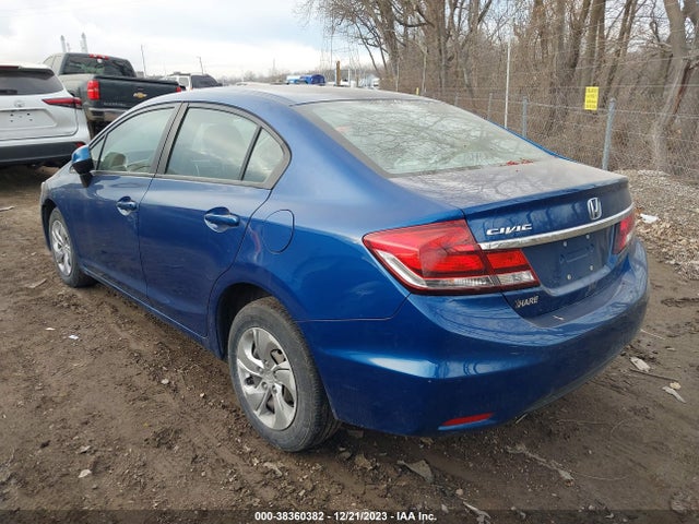 2013 HONDA CIVIC LX VIN: 19XFB2F5XDE097689
