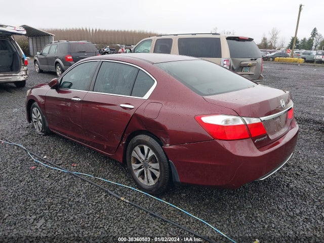 38360503 :رقم المزاد ، 1HGCR2F39EA137196 vin ، 2014 Honda Accord Lx مزاد بيع