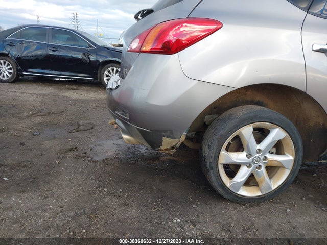 2009 NISSAN MURANO SL VIN: JN8AZ18UX9W105697