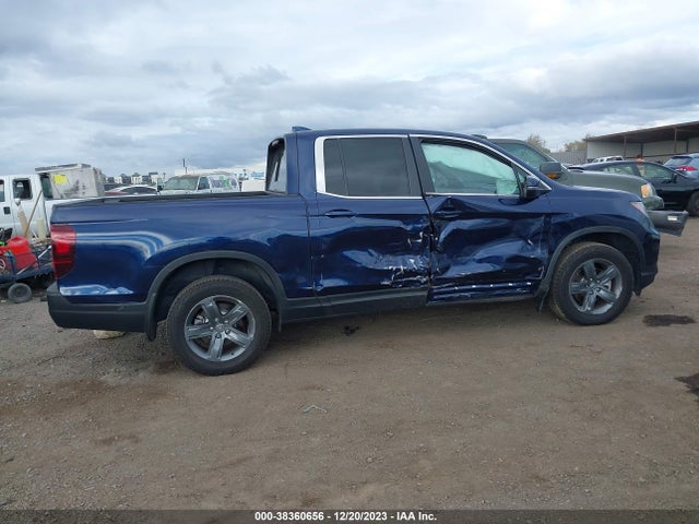 2023 HONDA RIDGELINE RTL VIN: 5FPYK3F52PB017354