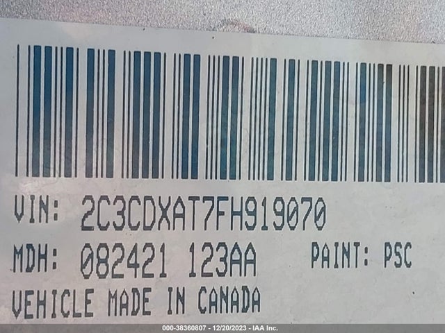 Dodge Charger Police 2015 2C3CDXAT7FH919070 Image 9