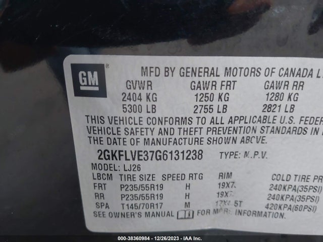 GMC Terrain Denali 2016 2GKFLVE37G6131238 Image 9