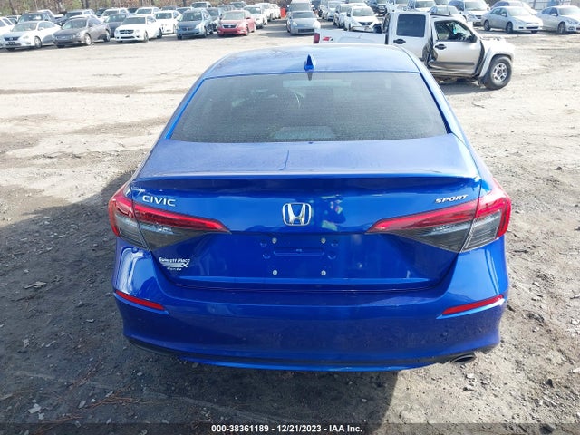 2022 HONDA CIVIC SPORT VIN: 2HGFE2F57NH610346
