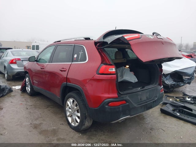 2016 JEEP CHEROKEE LIMITED VIN: 1C4PJLDB3GW165752
