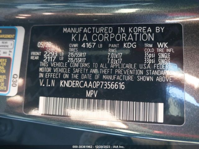 KNDERCAA0P7356616 KIA SELTOS EX