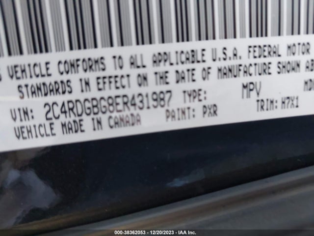 Dodge Grand Caravan Avp/se 2014 2C4RDGBG8ER431987 Image 9