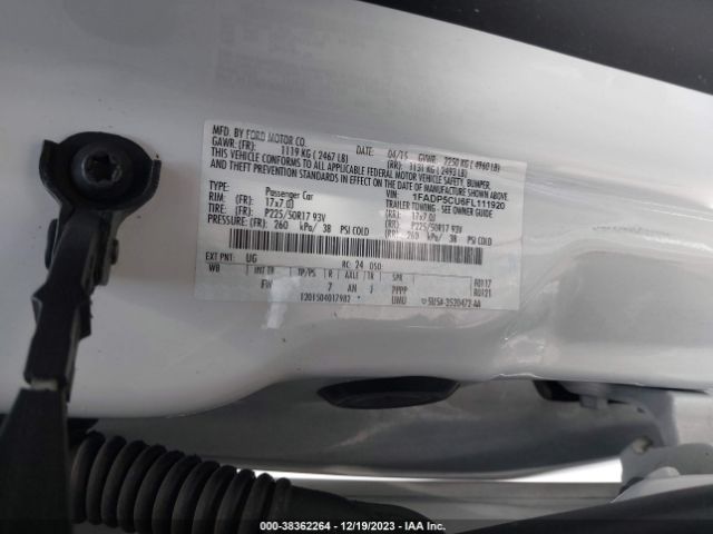 1FADP5CU6FL111920 Ford C-max Energi Sel