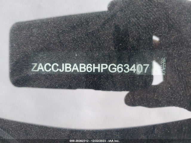 ZACCJBAB6HPG63407 Jeep Renegade Sport 4x4