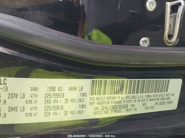 Jeep Compass Altitude Fwd 2019 3C4NJCBB2KT652658 Image 9