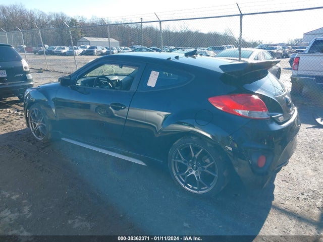 Hyundai Veloster Turbo W/black 2014 KMHTC6AE3EU182970 Image 3