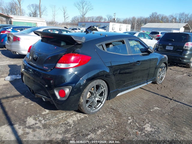 Hyundai Veloster Turbo W/black 2014 KMHTC6AE3EU182970 Image 4