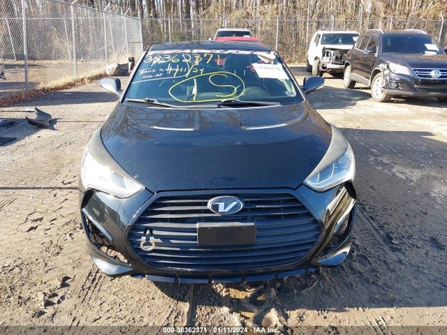 Hyundai Veloster Turbo W/black 2014 KMHTC6AE3EU182970 Image 6